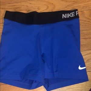 Nike pro royal blue size medium